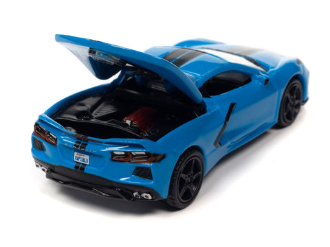 2020 Chevrolet Corvette (Rapid Blue w/Black Stripes) Auto World - Big J's Garage