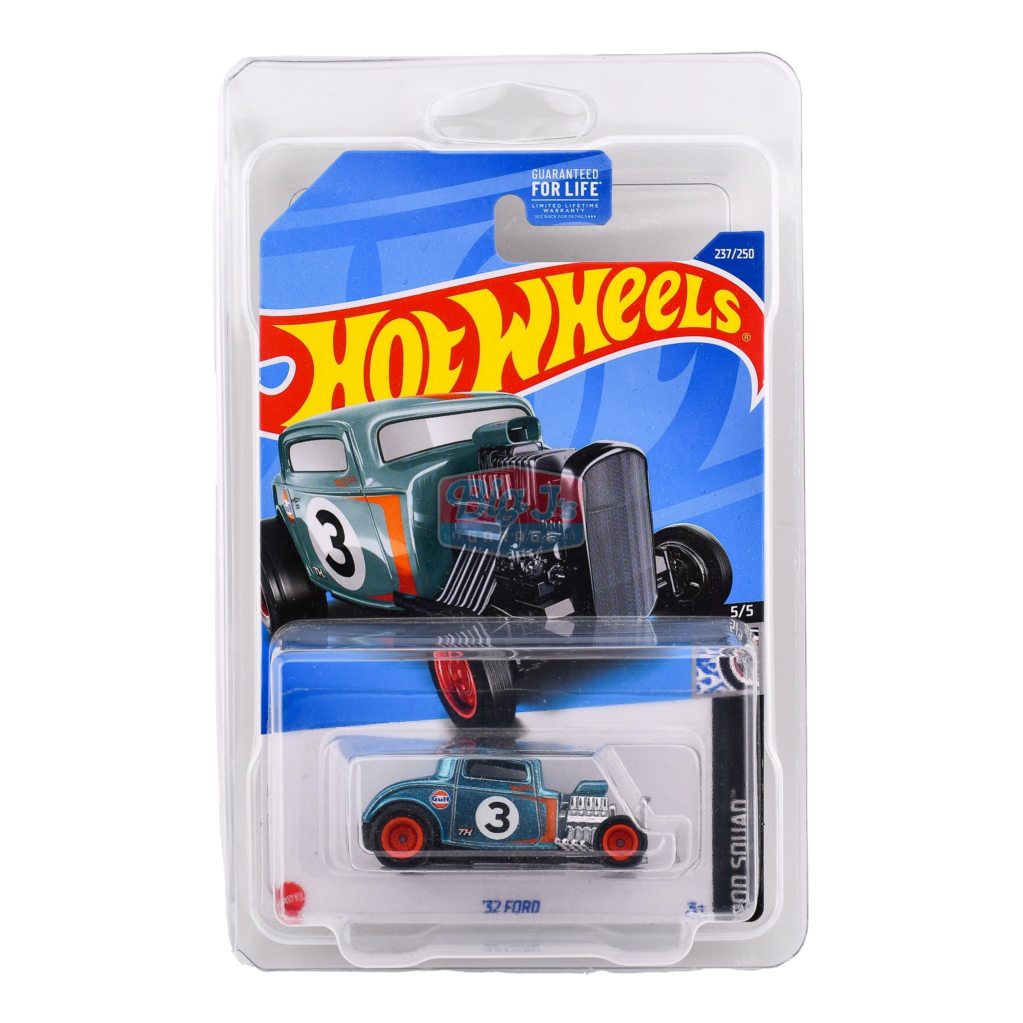 2022 Hot Wheels '32 FORD Blue GULF SUPER TREASURE hot HUNT * Factory Sealed Sticker