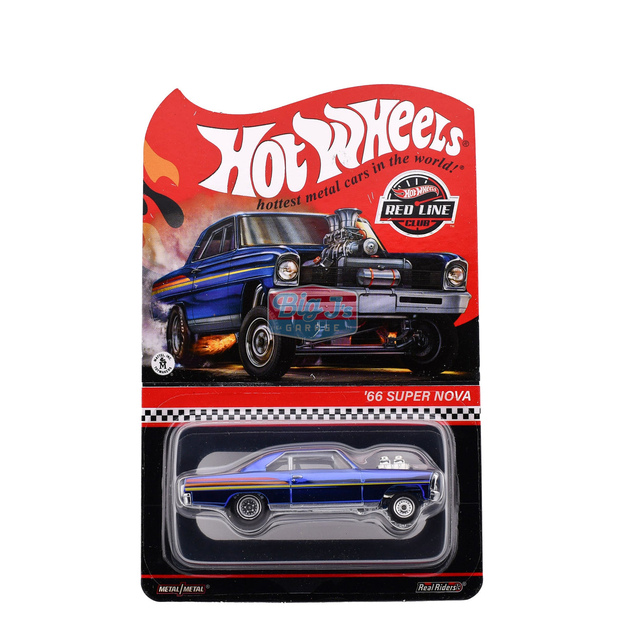 2023 Rlc Hot Wheels Red Line Club Exclusive 1966 Chevy Super Nova Gasser Big Js Garage 2430