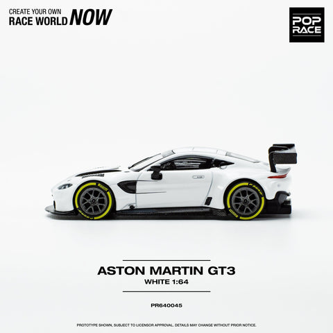 Aston Martin GT3 White Pop Race - Big J's Garage