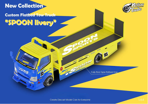 Custom Spoon Sports Flatbed Tow Truck Hauler Micro Turbo - Big J's Garage