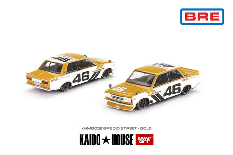 Kaido House x Mini GT 1:64 Datsun 510 Pro Street GREDDY Gunmetal