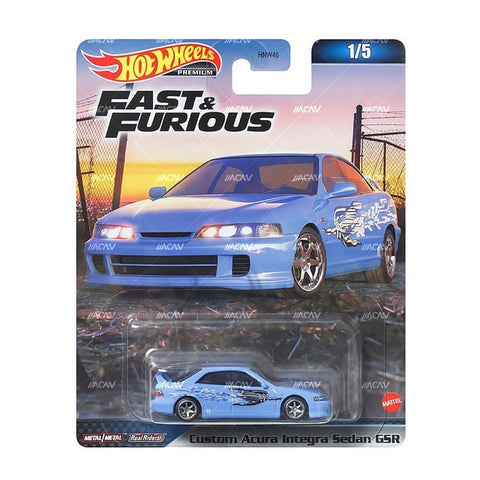 Fast and Furious Mix 3 2023 Hot Wheels Car Culture Premium 5-Car Assortment - Big J's Garage