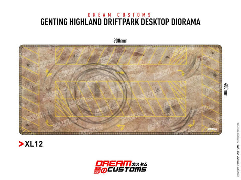 Genting Highlands Drift park XL Desktop Diorama Dream Customs - Big J's Garage