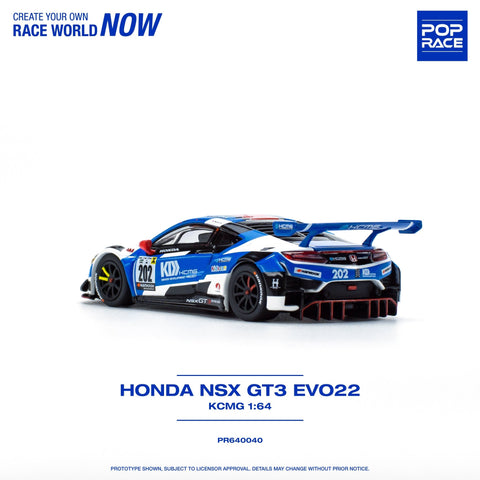 Honda NSX GT3 Evo22 KCMG Pop Race - Big J's Garage