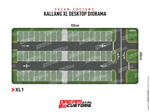 Kallang XL Desktop Diorama Dream Customs - Big J's Garage