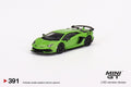 Lamborghini Aventador SVJ Verde Mantis Mini GT Mijo Exclusive - Big J's Garage