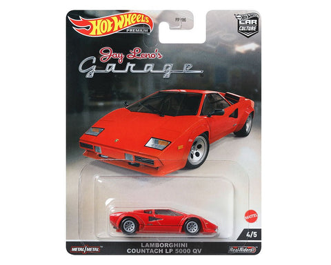 Lamborghini Countach LP 500 QV Red Hot Wheels Car Culture - Big J's Garage