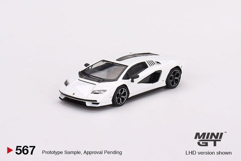 Lamborghini Countach LPI 800-4 Bianco Siderale Mini GT Mijo Exclusive - Big J's Garage