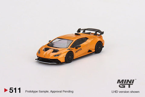 Lamborghini Huracan STO Orange Arancio Borealis Mini GT Mijo Exclusive - Big J's Garage