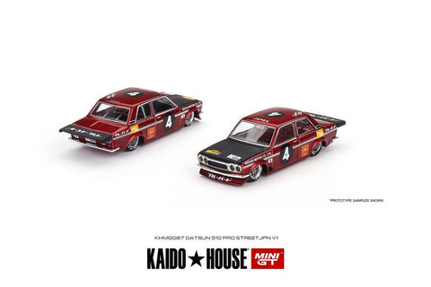 Nissan Datsun 510 Pro Street Japan V1 Kaido House x Mini GT - Big J's Garage