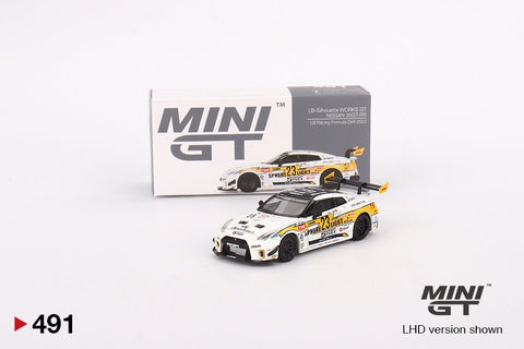 Nissan GT-R R35GT Silhouette LB Racing Formula Drift Ver.2 Mini GT Mijo Exclusive - Big J's Garage