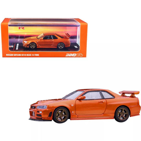 Nissan Skyline GT-R(R34) R-Tune Orange Metallic Inno 64 Big J's Garage