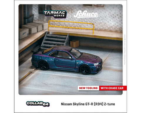 Nissan Skyline GT-R R34 Z-tune Midnight Purple III Tarmac Works - Big J's Garage