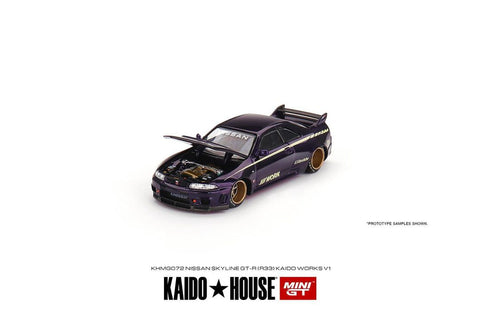 Nissan Skyline GT-R(R33) Kaido Works V1 Kaido House x Mini GT - Big J's Garage