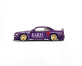 Nissan Skyline GT-R(R34) Purple Kaido House x Mini GT - Big J's Garage