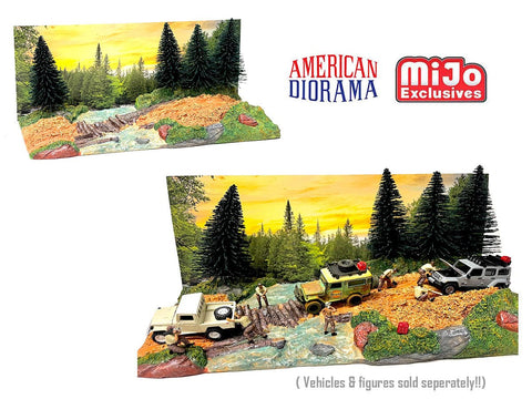 Overland Off Road Diorama Mijo Exclusives American Diorama - Big J's Garage