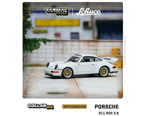 Porsche 911 RSR 3.8 White Tarmac Works x Schuco - Big J's Garage