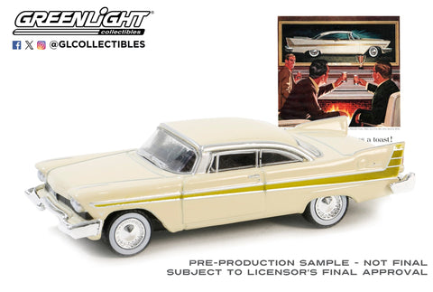 (Pre-Order) 1957 Plymouth Fury Vintage Ad Cars Series 10 Greenlight Collectibles - Big J's Garage