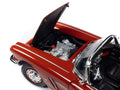 (Pre-Order) 1962 Chevy Corvette Convertible Hemmings Muscle Machines Honduras Maroon Auto World - Big J's Garage