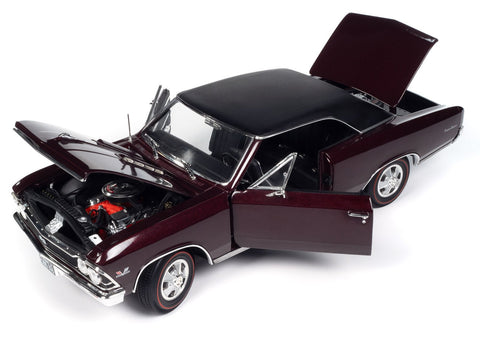 (Pre-Order) 1966 Chevrolet Chevelle SS396 Madiera Maroon Auto World - Big J's Garage