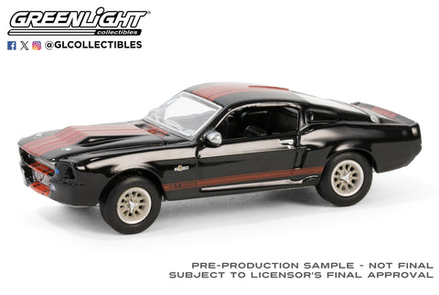 (Pre-Order) 1967 Ford Mustang Eleanor – Raven Black with Red Stripes (Scottsdale 2023) Barrett-Jackson Series 14 Greenlight Collectibles - Big J's Garage