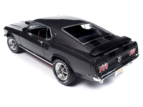 (Pre-Order) 1969 Ford Mustang John Wick Hitman Grey Auto World - Big J's Garage
