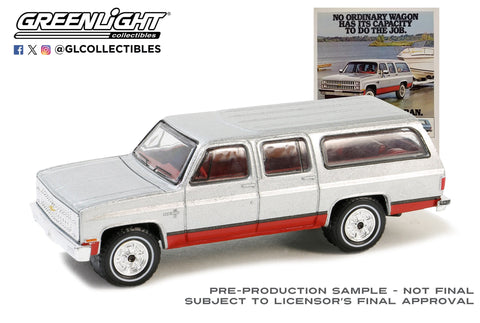 (Pre-Order) 1981 Chevrolet Suburban Vintage Ad Cars Series 10 Greenlight Collectibles - Big J's Garage