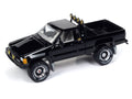 (Pre-Order) 1985 Toyota SR5 Pickup Mystery Matinee (BTTF) Black Johnny Lightning - Big J's Garage