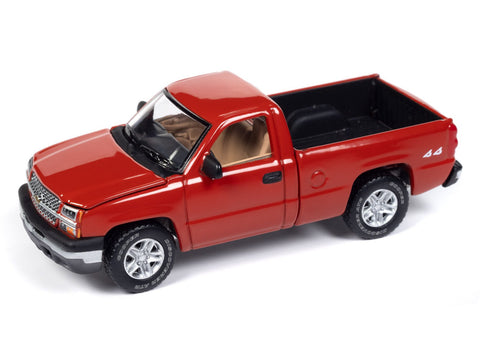 (Pre-Order) 2003 Chevy Silverado Victory Red Truck Auto World - Big J's Garage