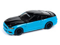 (Pre-Order) 2015 Ford Mustang GT Petty Blue Lower Body Color & Gloss Black Upper Color Auto World - Big J's Garage