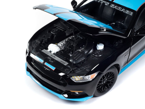 (Pre-Order) 2015 Ford Mustang Petty's Garage Black Auto World - Big J's Garage