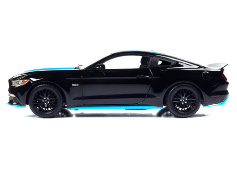 (Pre-Order) 2015 Ford Mustang Petty's Garage Black Auto World - Big J's Garage