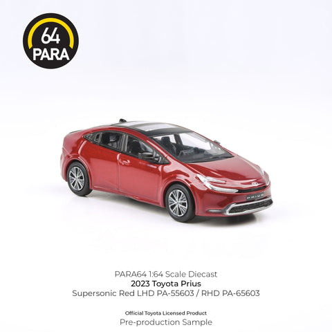 (Pre-Order) 2023 Toyota Prius Supersonic Red LHD Para64 - Big J's Garage