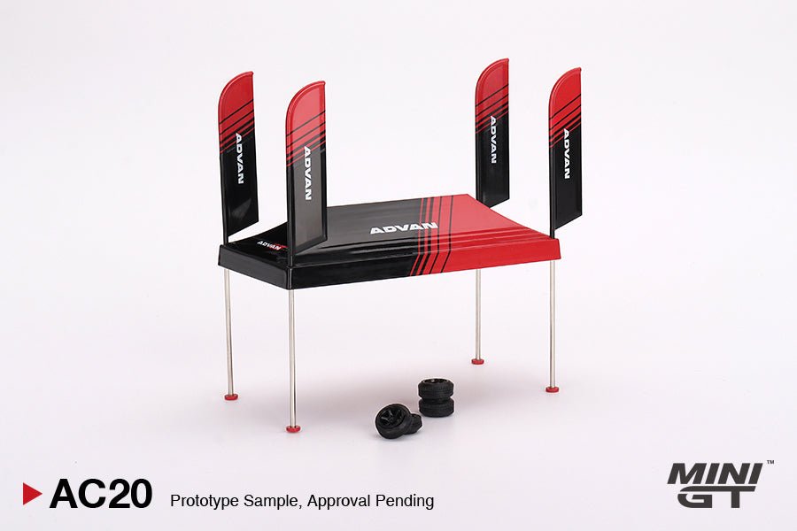 Mini GT 1 64 Paddock Service Tent Set Advan