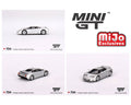 (Pre-Order) Bugatti EB110 GT Grigio Chiaro Silver Mini GT Mijo Exclusives - Big J's Garage