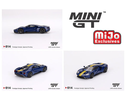 (Pre-Order) Ford GT Sunoco Blue Mini GT Mijo Exclusives - Big J's Garage