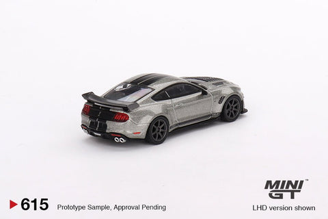 (Pre-Order) Ford Shelby GT-500 SE Widebody Pepper Grey Metallic Mini GT Mijo Exclusives - Big J's Garage