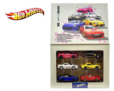 (Pre-Order) Japan Street Theme Multipack Hot Wheels 6-Car Set - Big J's Garage