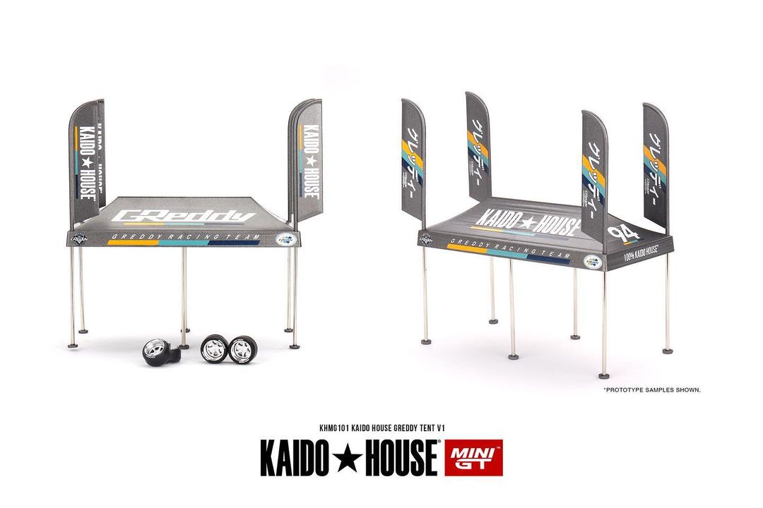 Kaido House Greddy Tent V1 Kaido House x Mini GT Big J's Garage