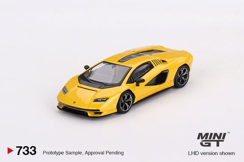 (Pre-Order) Lamborghini Countach LPI 800-4 – New Giallo Orion Mini GT Mijo Exclusives - Big J's Garage