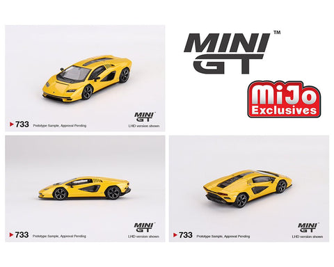 (Pre-Order) Lamborghini Countach LPI 800-4 – New Giallo Orion Mini GT Mijo Exclusives - Big J's Garage