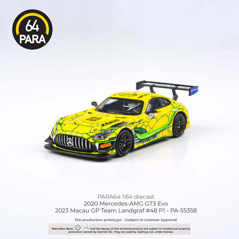 (Pre-Order) Mercedes-AMG GT3 Evo 2023 Macau GP Team Landgraf #48 P1 Para64 - Big J's Garage