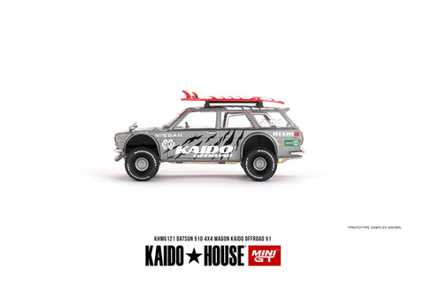 (Pre-Order) Nissan Datsun 510 4x4 Wagon Offroad V1 Kaido House x Mini GT - Big J's Garage