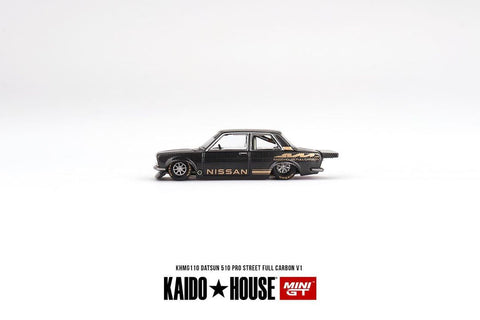 (Pre-Order) Nissan Datsun 510 Pro Street Full Carbon V1 Kaido House x Mini GT - Big J's Garage