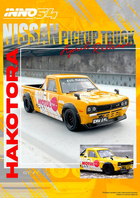 (Pre-Order) Nissan Hakotora Pick Up Truck Motul Inno 64 - Big J's Garage