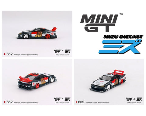 (Pre-Order) Nissan LB Super Silhouette S15 Silvia ' Garuda' Mini GT x Mizu Diecast - Big J's Garage