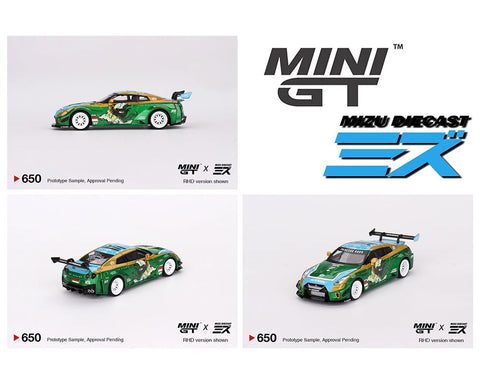 (Pre-Order) Nissan Silhouette Works 35GT GT-R (R35) Ver. 2 ' Princess RORO' Mini GT x Mizu Diecast - Big J's Garage