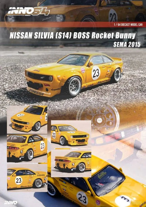 (Pre-Order) Nissan Silvia (S14) Rocket Bunny SEMA 2015 Inno 64 - Big J's Garage