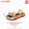 (Pre-Order) Nissan Skyline C210 Kaido Racer Bosozuko Style - Orange/Silver Pop Race - Big J's Garage